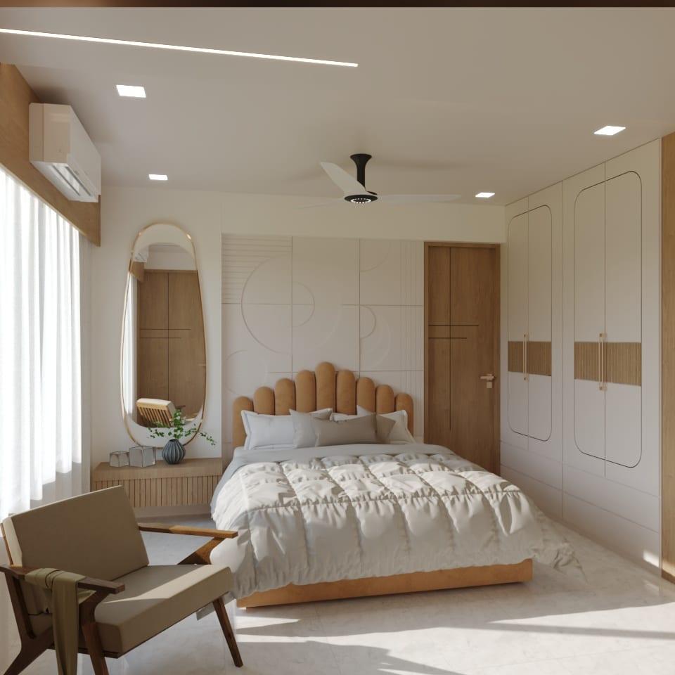 Bedroom — Channel Tufted Headboard