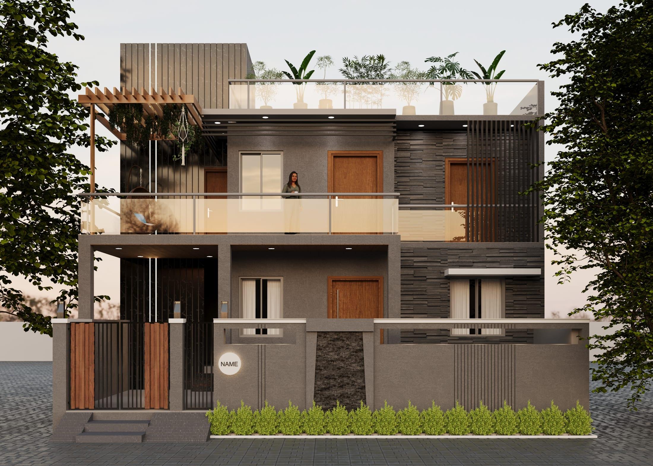 Contemporary Villa — Facade Concept