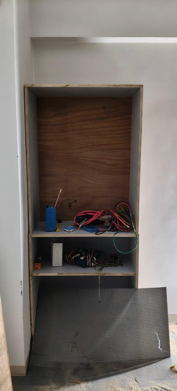 Near Completion — Living Area