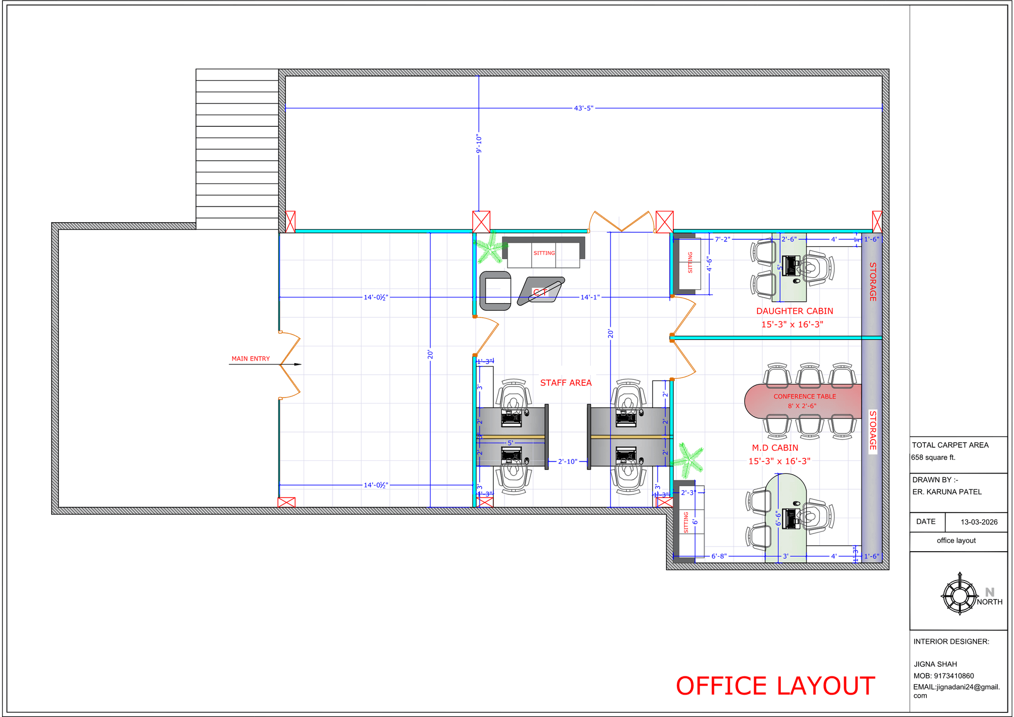 Office Layout Plan