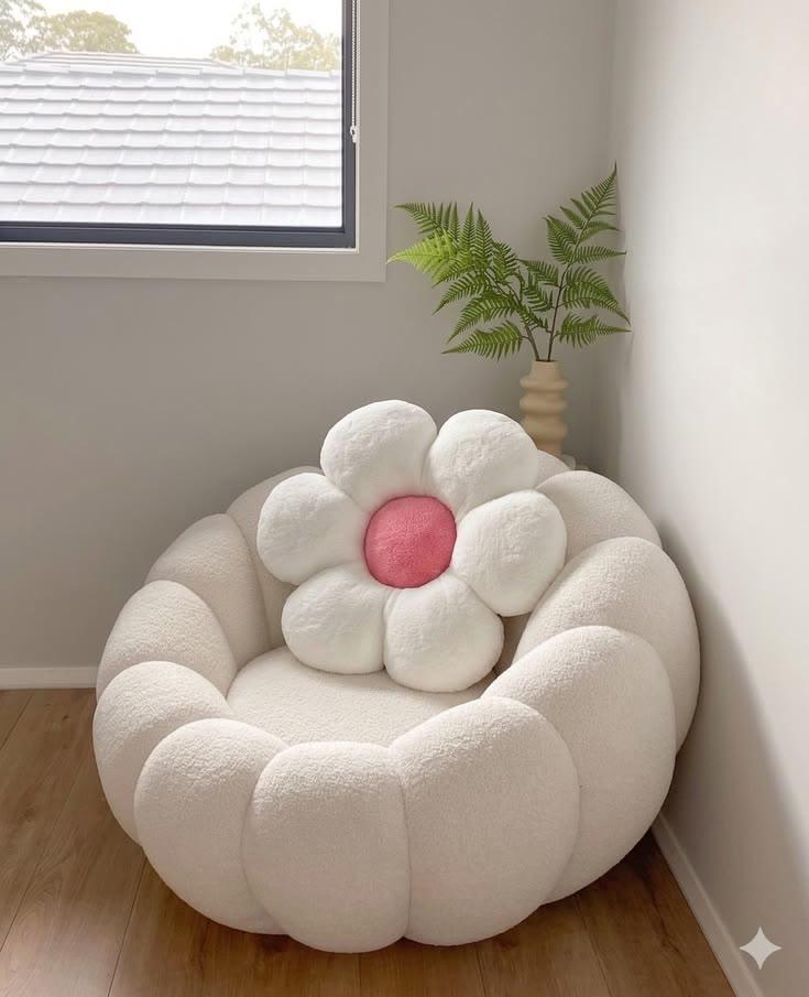 Petal Bouclé Accent Chair