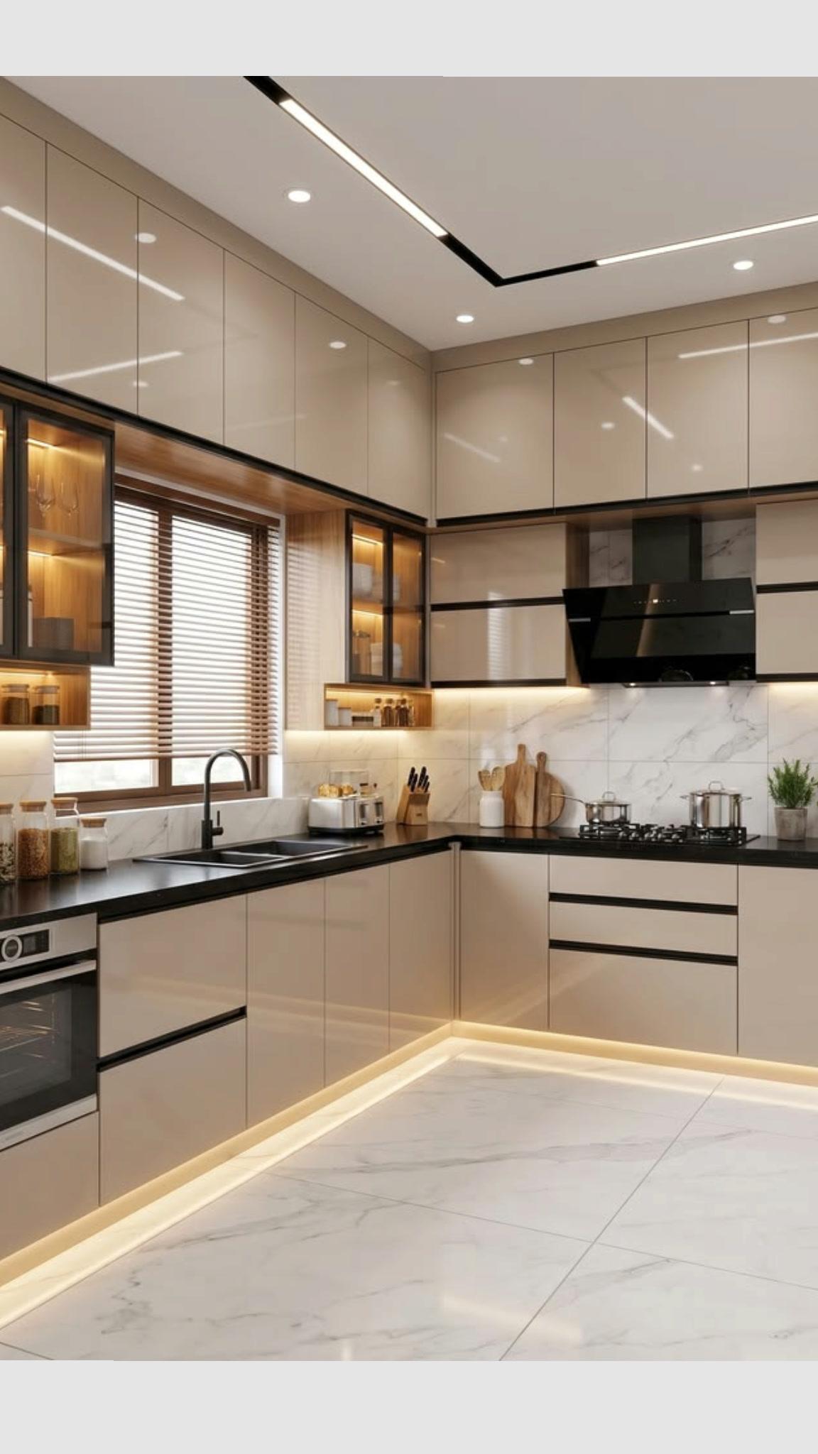 Kitchen interiors by Jigna Interiors