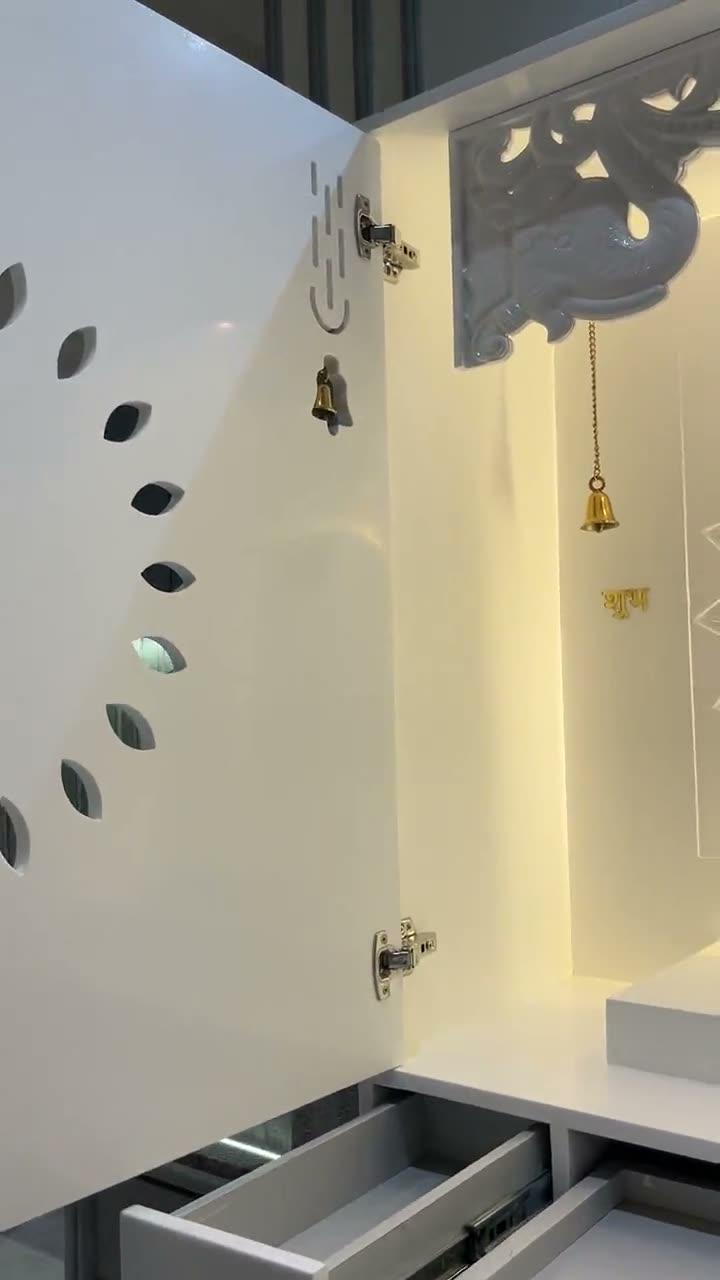 Pooja Unit — Bell & Elephant Bracket